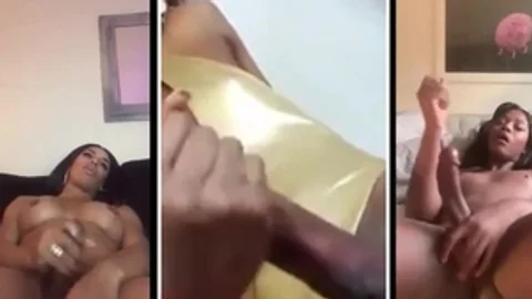 ebony Trans Tri Screen sperm Shots