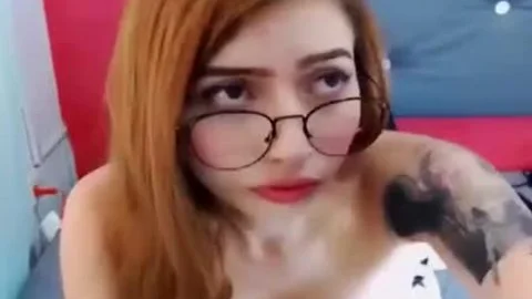 ladyboy Plays With vibrator In Her a-hole