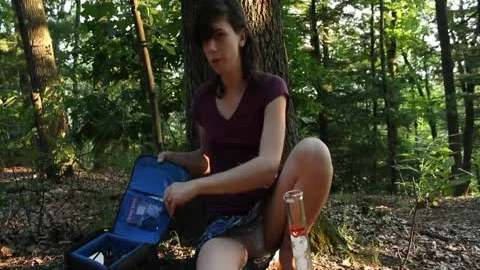 sheboy Smoking And Coughing In The Woods