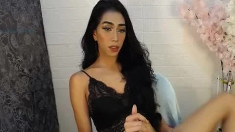 oriental ladyboy Cums Twice In A Row