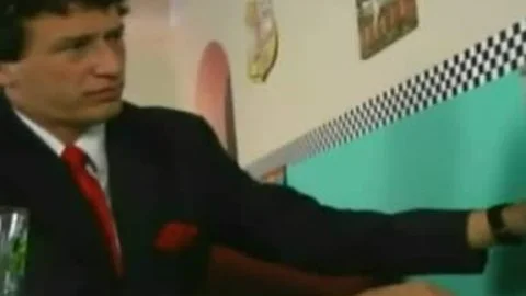Transexual Waitress fucks A Customer
