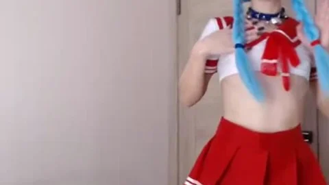 Russian teen ladyboy Teasing On web camera