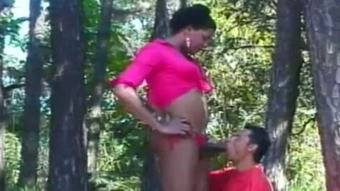 Tall dark tranny Vinicius Is Fond Of Getting hammered For Vegemite By White dude In The Wood