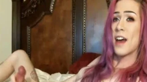 tranny large sperm In face hole