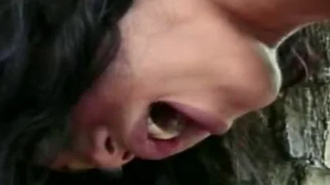 enormous Load gets Blown On brunette hair tranny Penelope Jolie's dick After Boyfriend bonks Her booty In Woods