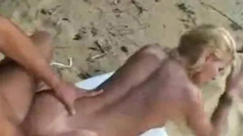 Tayla plows In The Beach