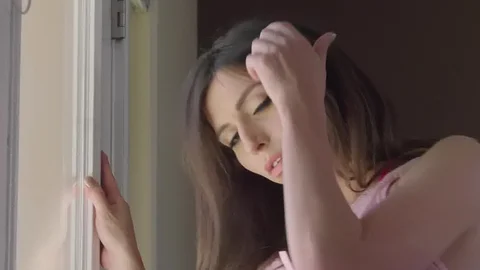 Trans Angels: Korra Del Rio masturbation in the bed