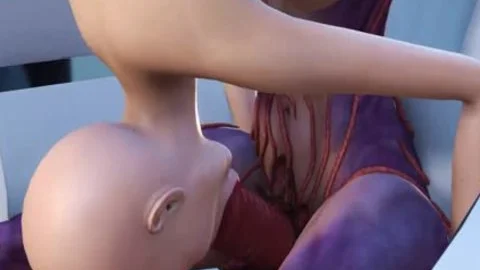 Sci-fi Theme. Hell Princess bangs A young Sex villein In The Mystical Cave On The Exoplanet