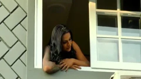 shemale Marcela Lima Invites The Gardener In And Rides His BBC
