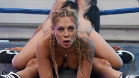 Trans Angels: Tattooed Temptress Takes Triple Treats