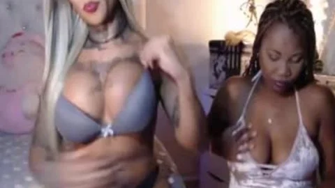 throbbing penis ebon tranny throbbing meatballs And black Girlfriend web camera