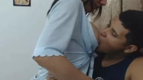 breasty shelady Rides On Her Hunky Boyfriend