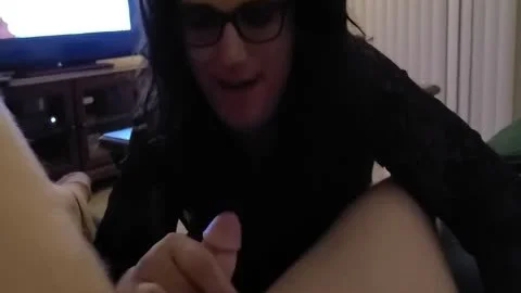 Transgirl Drinks biggest Load