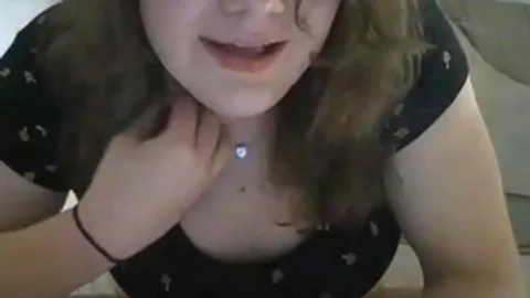 Smoking American Transgirl In Glasses Strokes Her dong