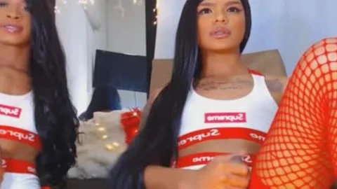 Twin lady-twink Giving Each Other A delicious cook jerking